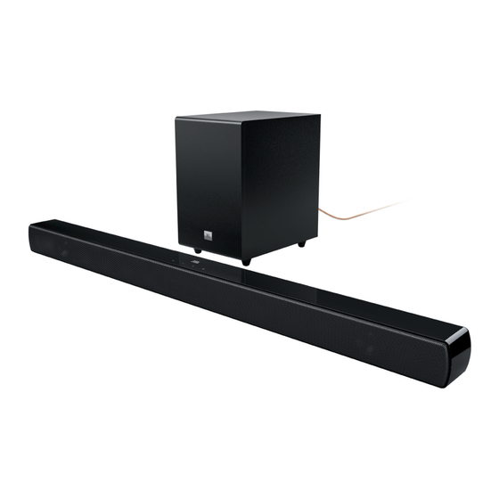 Harman JBL CINEMA SB140 Manual Del Propietário