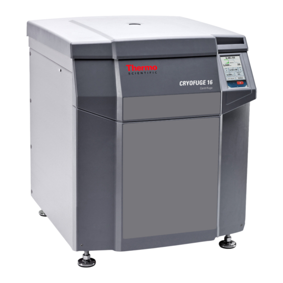 Thermo Scientific Cryofuge 8 Instrucciones De Utilizacion