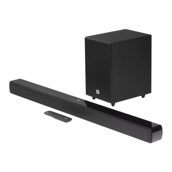 Harman JBL CINEMA SB140 Manual De Propietario