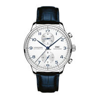 iwc PORTUGIESER CHRONOGRAPH 3714 Instrucciones De Manejo