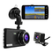 CHORTAU B-T002 - Manual de la Dash Cam de Doble Lente Full HD 1080P de 4 Pulgadas