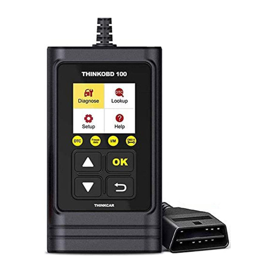 THINKCAR THINKOBD 100 MANUAL DEL USUARIO Descargar en PDF ManualsLib