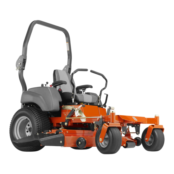 Husqvarna M-ZT 61 Manual Del Operador