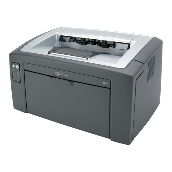 Lexmark E120 Manuales