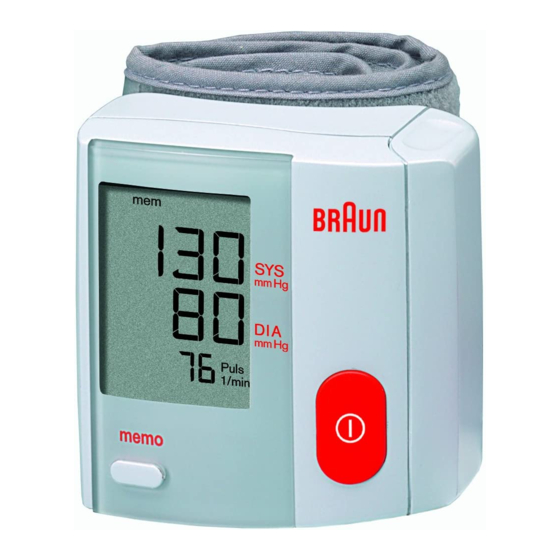 Braun VitalScan Plus BP 1650 Manual De Instrucciones