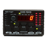 Behringer SHARK FBQ100 Manual De Uso