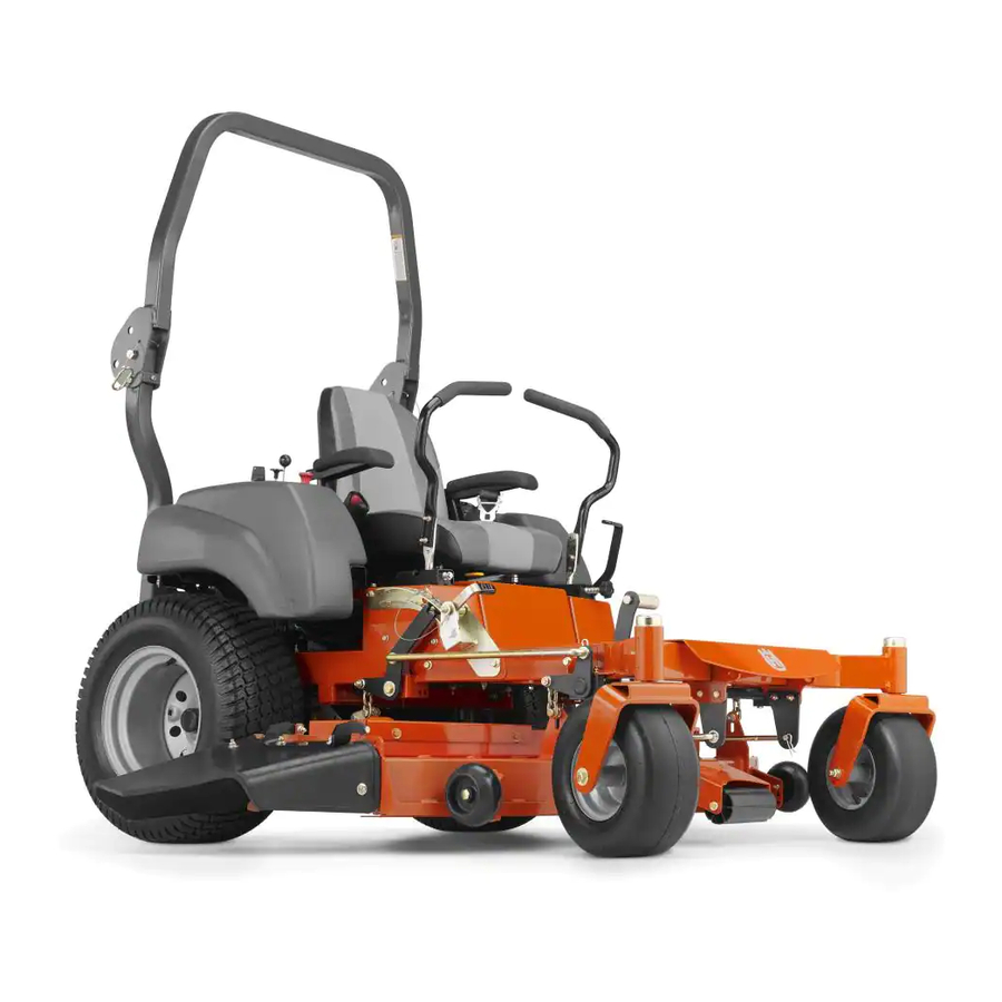 Husqvarna M-ZT 61 Manual Del Operador