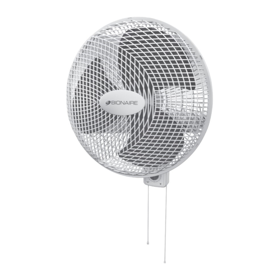 Bionaire BWLF1613MW Manual De Instrucciones