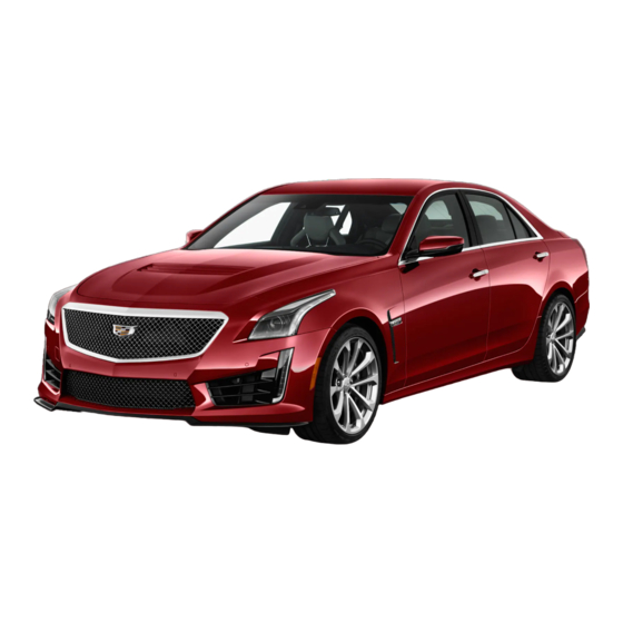 Cadillac CTS 2017 Manuales