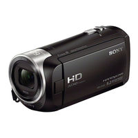 Sony HANDYCAM HDR-CX405 Instrucciones De Utilizacion