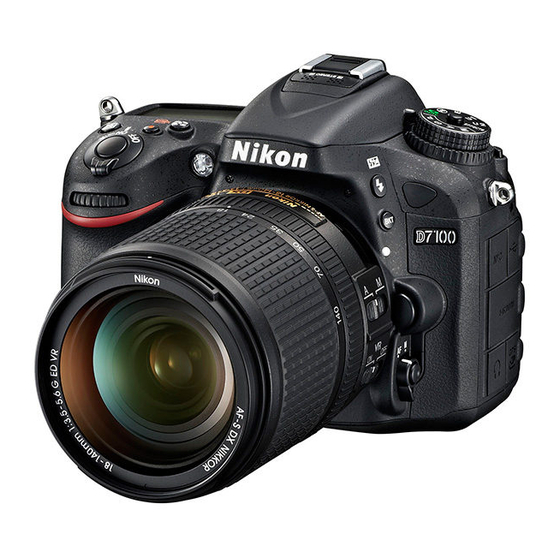 Nikon D7100 Manuales