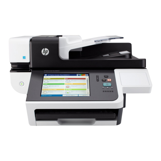 HP Scanjet Enterprise 8500 fn1 Guia De Instalacion