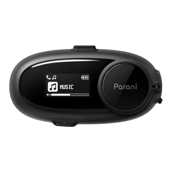 Sena Parani M10 Guia Del Usuario