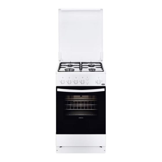 Zanussi ZCG510G1WA Manual De Instrucciones