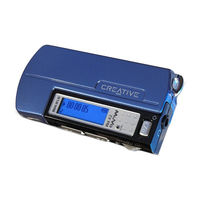 Creative MuVo TX FM Manual De Instrucciones