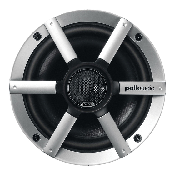 Polk Audio ULTRA MARINE MM651UM Manuales