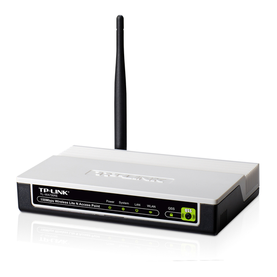 TP-Link TL-WA730RE Guía Rápida De Instalación