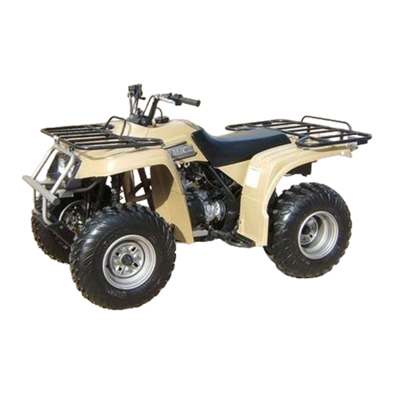 Yamaha BEARTRACKER YFM250XP 2001 Manuales