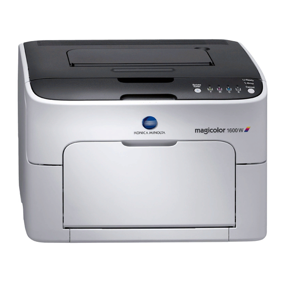 Konica Minolta magicolor 1600W Guia De Instalacion