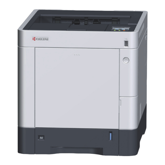 Kyocera ECOSYS P6230cdn Manuales