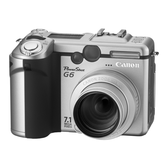 Canon PowerShot G6 Guia Del Usuario