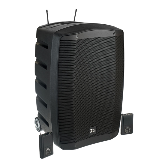 thomann the box MBA120W MKII HT Manual De Instrucciones