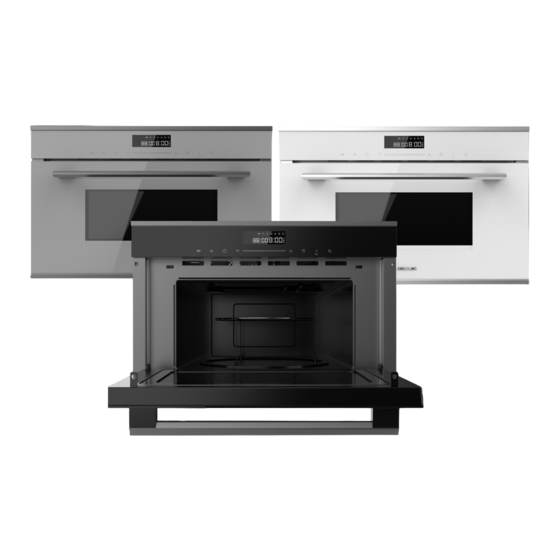 cecotec HORNO BOLERO HEXA MW703800 GLASS BLACK Manual De Instrucciones