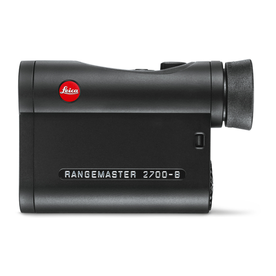 Leica RANGEMASTER 2700-B Manuales