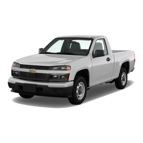 Chevrolet Colorado 2012 Manuales