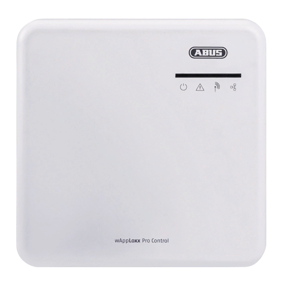 Abus wAppLoxx Pro Control Manual De Instrucciones Y Montaje