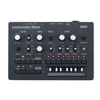 Korg monotribe Manual De Usuario