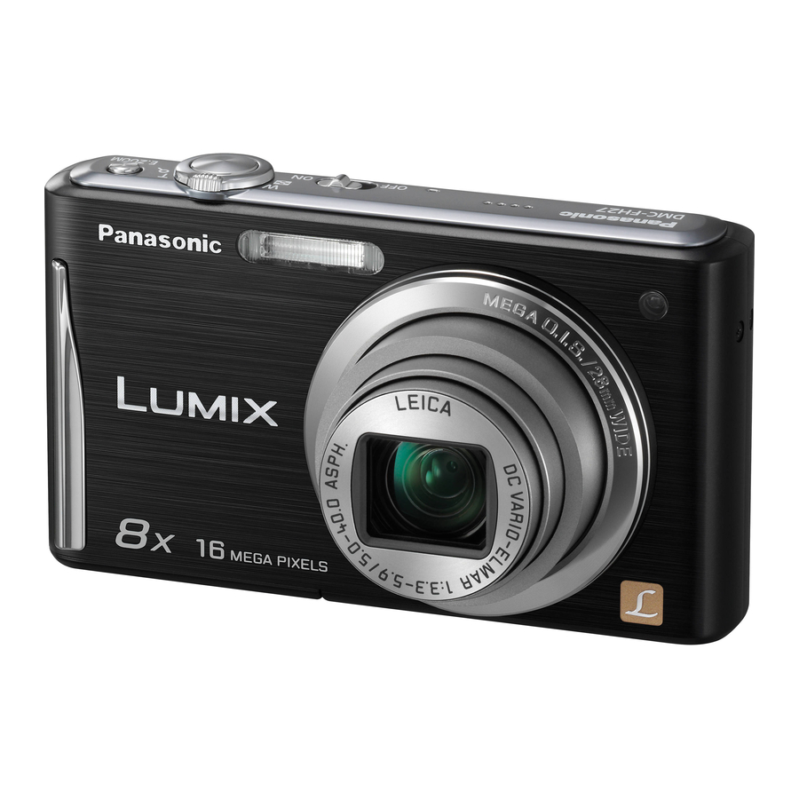 Panasonic LUMIX DMC-FH27 Instrucciones Básicas De Funcionamiento
