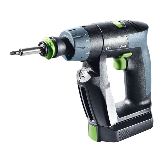 Festool CXS Manual De Instrucciones Original