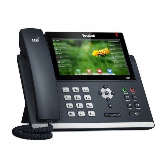 Yealink SIP-T48S Guia De Inicio Rapido