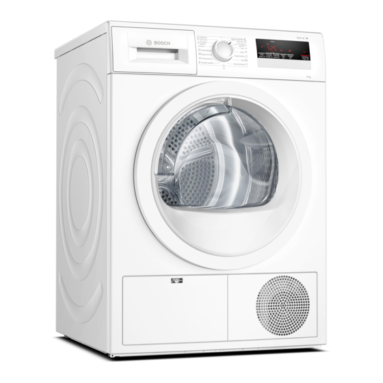 Bosch WTR85V90ES Instrucciones De Uso E Instalación