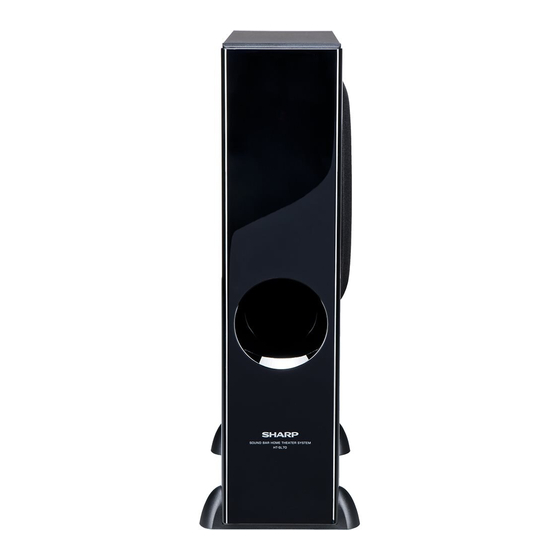 Sharp HT-SL70 Manual Del Usuario