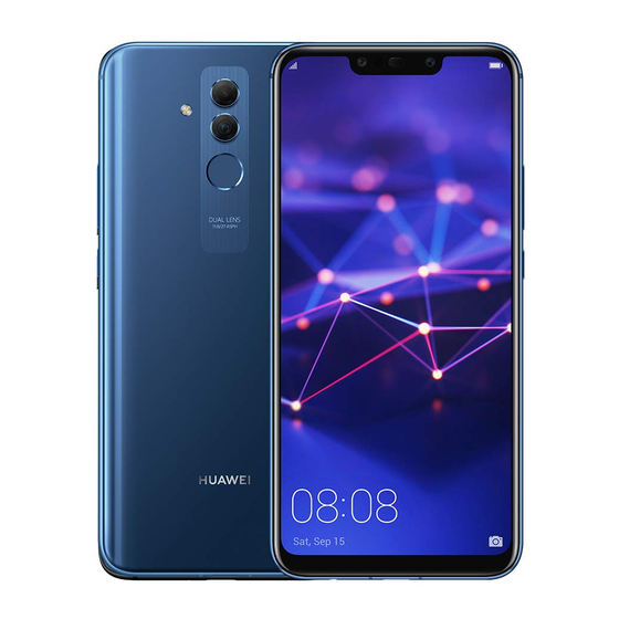 Huawei Mate 20 lite Manuales