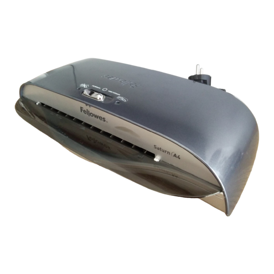 Fellowes Saturn A3 Manual Del Usuario