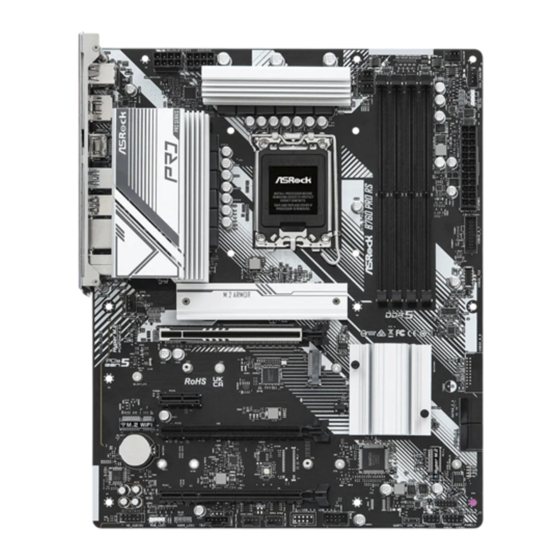 ASROCK B760 PRO RS Manual De Usuario
