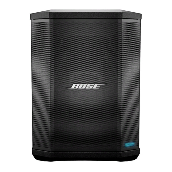 Bose S1 Pro Guia De Inicio Rapido