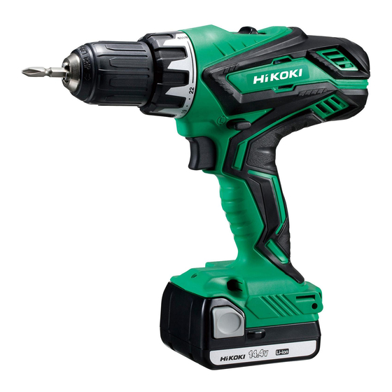 HIKOKI DS 14DJL Instrucciones De Manejo
