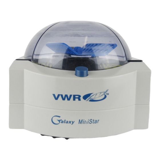 VWR MiniStar Manual De Instrucciones