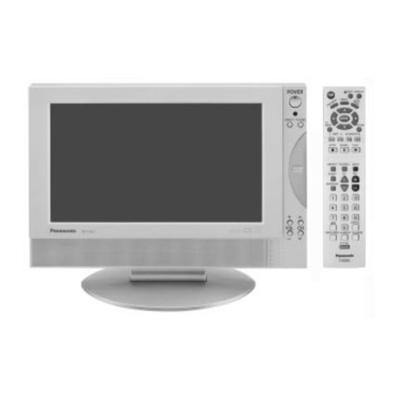 Panasonic TC-11LV1 Instrucciones De Funcionamiento