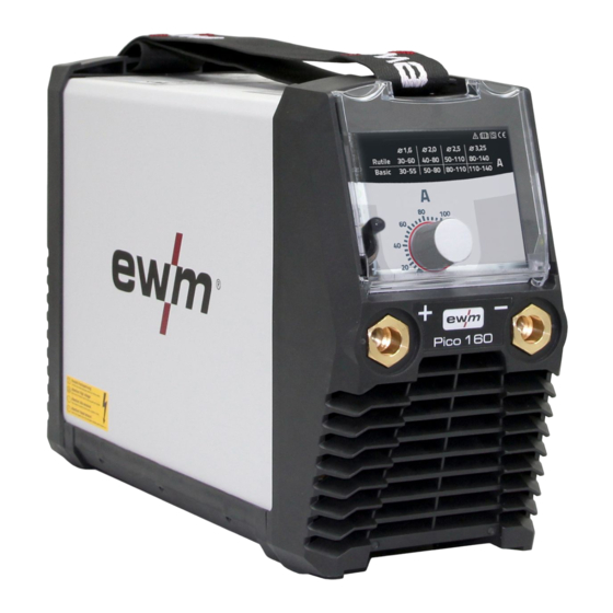 EWM Pico 160 Manual De Instrucciones