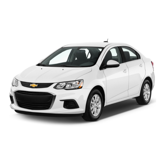 Chevrolet Sonic 2017 Manuales