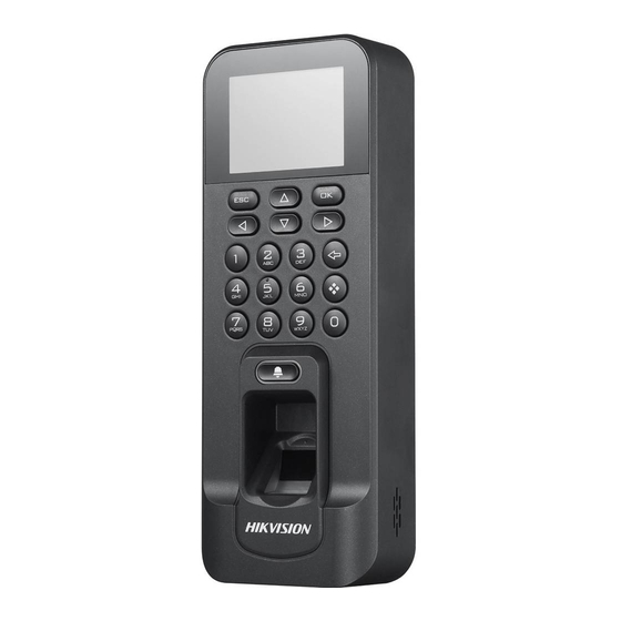 HIKVISION DS-K1T803F Manual De Usuario