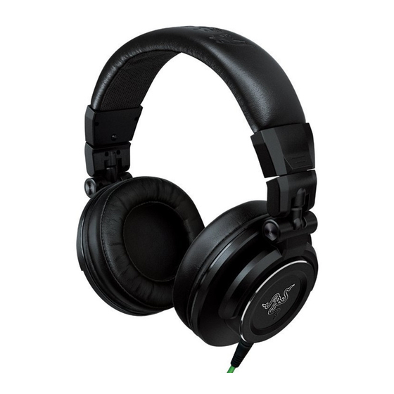 Razer Adaro DJ Guia De Inicio Rapido