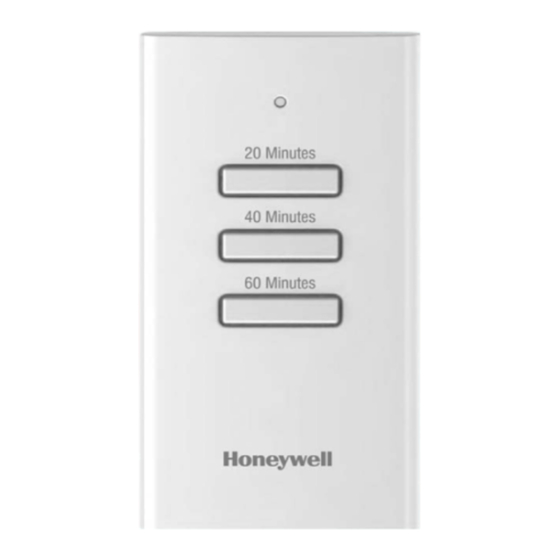 Honeywell HVC20A1000/U Manual De Funcionamiento