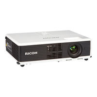 Ricoh PJ WX3231N Manual Del Propietário