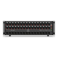 Behringer S32 Guia De Inicio Rapido